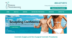 Desktop Screenshot of physiciantransformations.com